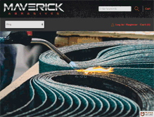 Tablet Screenshot of maverickabrasives.com